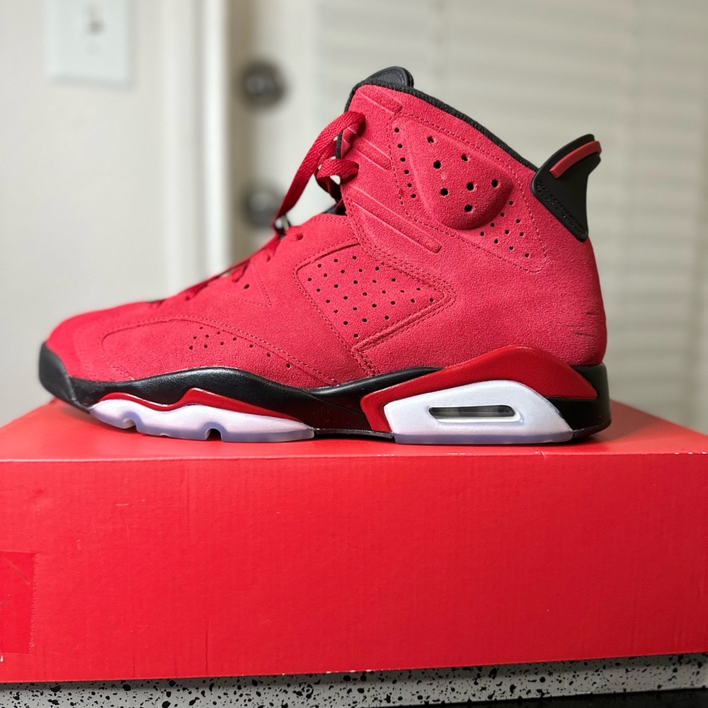 Air Jordan 6 Retro Red Suede – Iconic Sneaker Le| Men’s Size Must-Have size 13